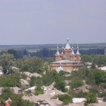 Старобельск, Вид с горы на Храм, Современные, Любительские, Панорамные