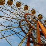 Луганск, колесо обозрения, парк 1-го мая, Современные, Профессиональные, Цветные