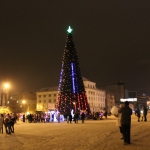 Карта Луганска - Фотографии - Современные, Любительские, Ночь, Зима, Цветные