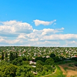 Карта Луганска - Фотографии - Современные, Любительские, С высоты, Цветные
