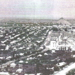 Панорама города, фото сделано с телевышки которая находилась во дворе Горного техникума, История, Черно-белые