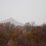 Лисичанские горы, Современные, Профессиональные, Осень, День, Пасмурно, Туман, Цветные