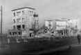 Попасная, здание школы после войны, История, Черно-белые, Война