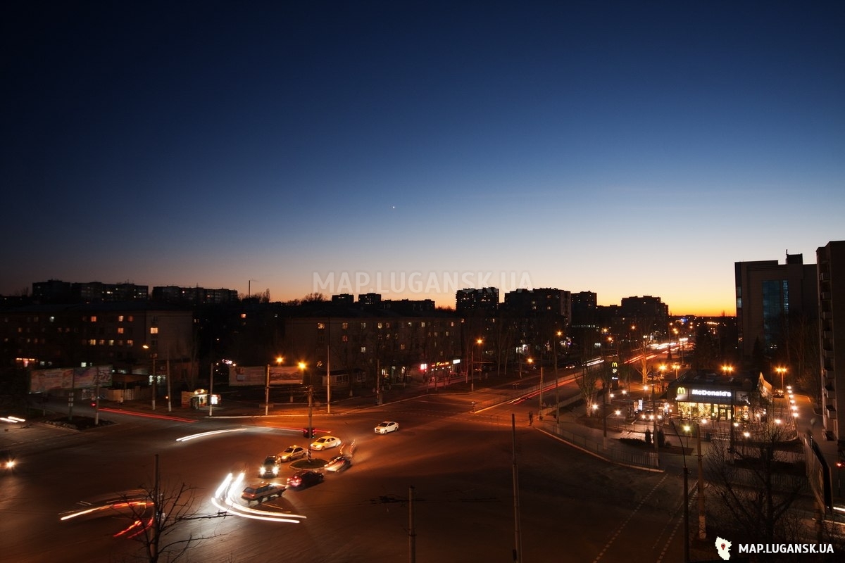 Карта Луганска - Фотографии - Современные, Профессиональные, С высоты