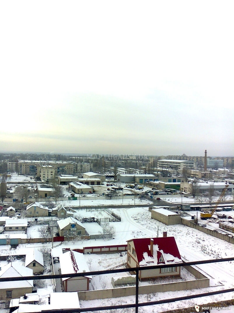 Рубежное, 2012 год, Современные, Профессиональные, С высоты, Зима, День, Цветные
