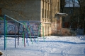 Рубежное. Школа №6, Современные, Профессиональные, Зима, День, Снег, Цветные