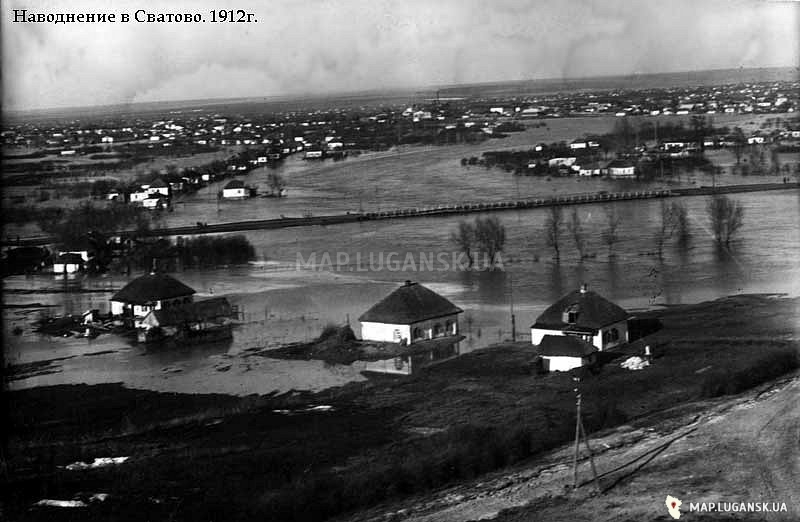 Наводнение на реке Красная, 1912 год, История, Черно-белые, С высоты