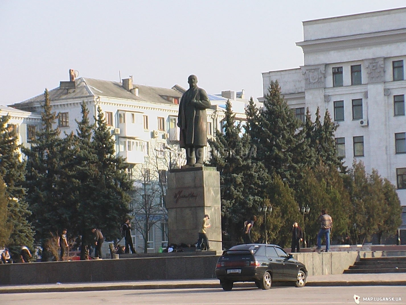 Памятник В.И. Ленину, Современные, Достопримечательности, Цветные