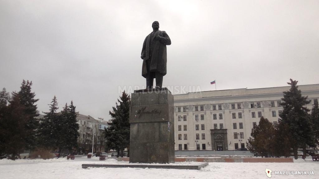 Памятник В.И. Ленину, Современные, Достопримечательности, Цветные