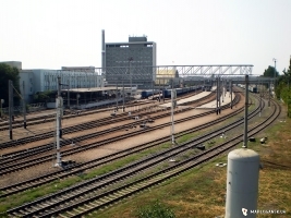 Железнодорожный вокзал города Луганск 