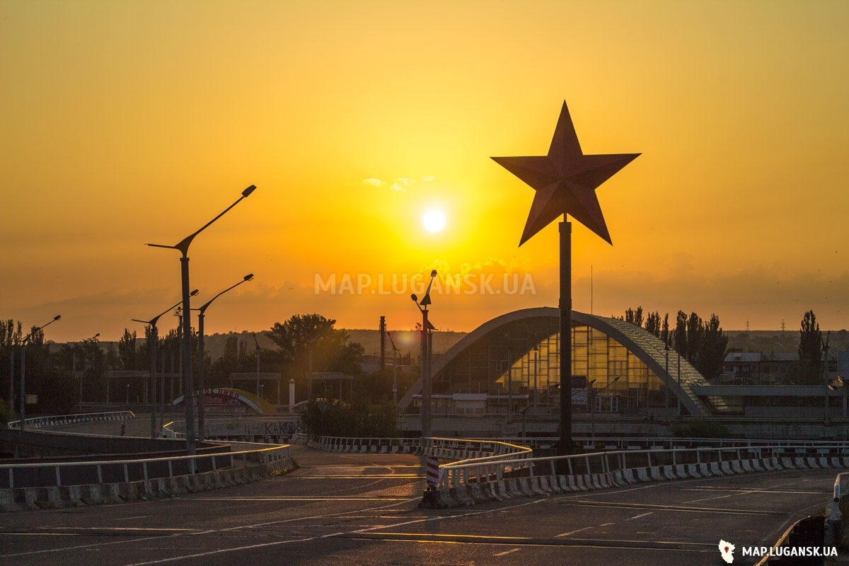 Карта Луганска - Фотографии - Современные, Профессиональные, Достопримечательности, Вокзалы