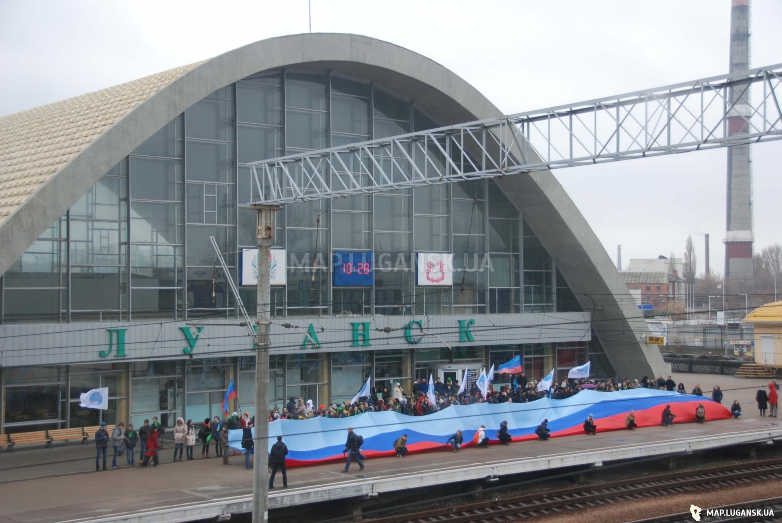Луганск, ж/д вокзал, Современные, Вокзалы