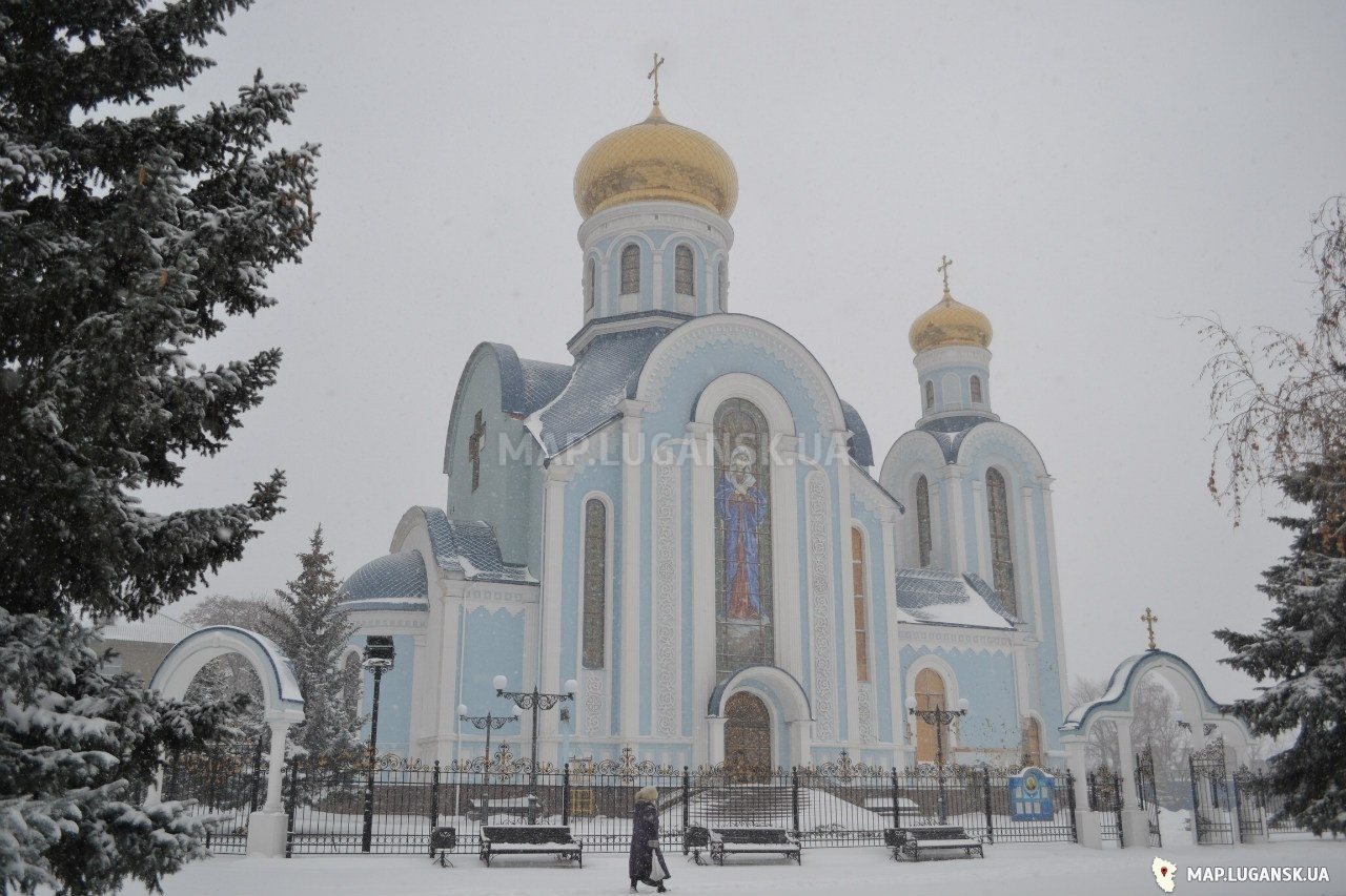 Карта Луганска - Фотографии - Современные, Профессиональные, Зима, Снег