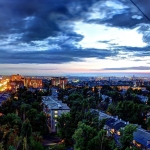 Карта Луганска - Фотографии - Современные, Профессиональные, С высоты, Ночь