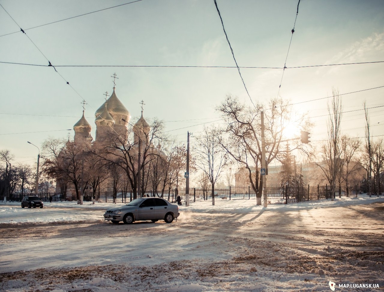 Карта Луганска - Фотографии - Современные, Профессиональные, Зима
