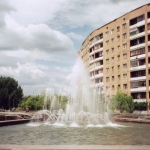 Луганск, Городок завода ОР, фонтан в 90-е годы, История
