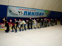 Ледовый каток «Пингвин» в Луганске снова начал свою работу