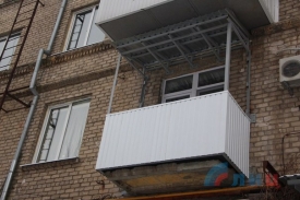 Жильцы дома в Луганске поблагодарили Республику за восстановление своих квартир.