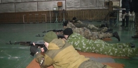Первый турнир по стрельбе из автоматов для курсантов МВД прошел в Луганске.