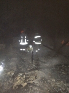 На пожаре в Красном Луче спасены двое взрослых и 8-летний ребёнок.