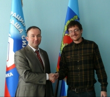 Председатель Федерации профсоюзов ЛНР встретился с Йенсом Мэллингом.